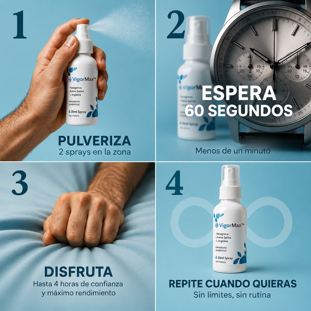Spray de Rendimiento Masculino